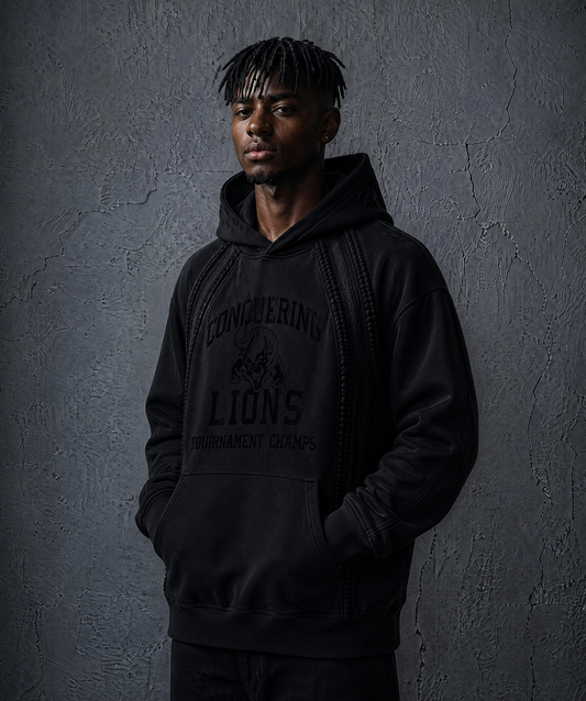 Conquering Lions — Midnight Hoodie
