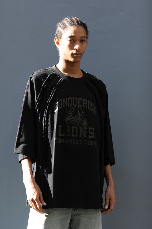 PLATINUM CLOUD / CONQURING LIONS MIDNIGHT TEE