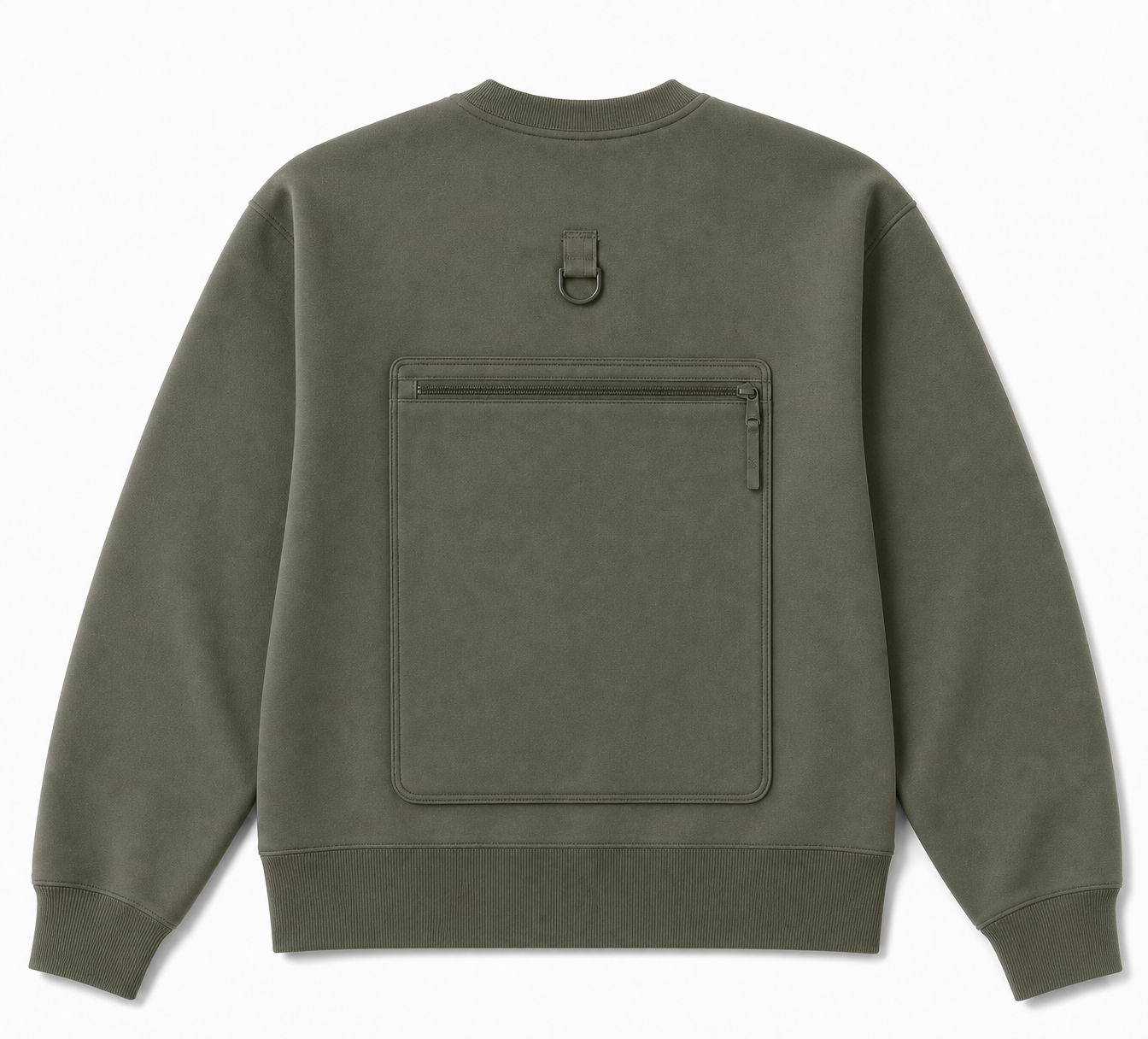 MULTI POCKET SCUBA SWEATSHIRT