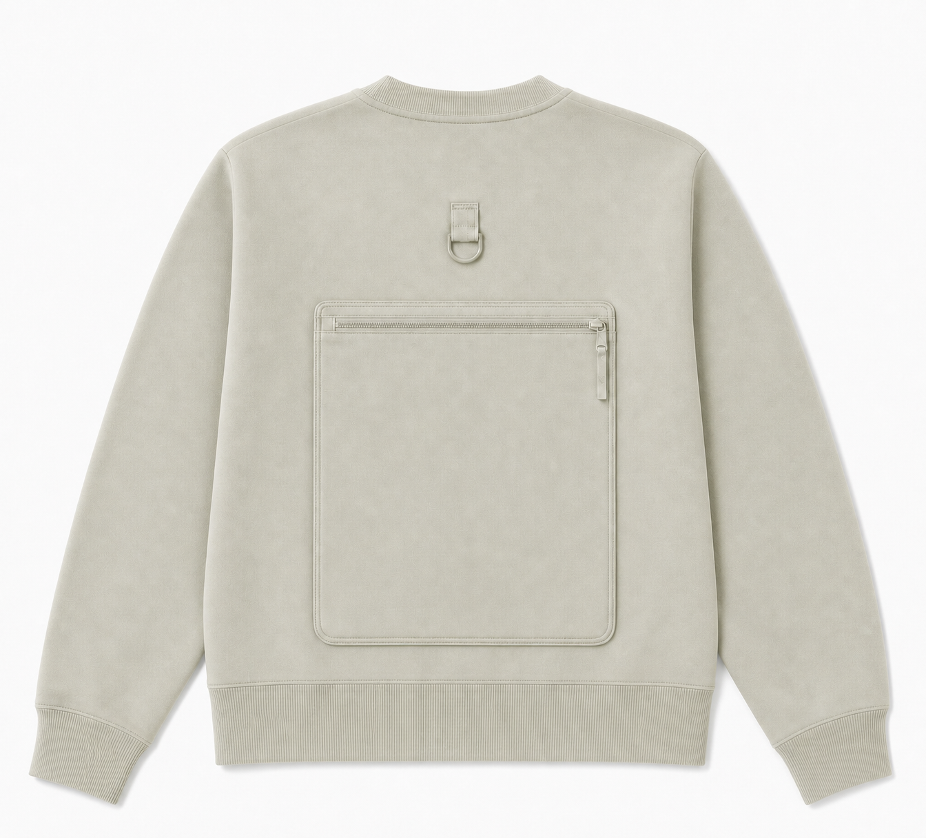 MULTI POCKET SCUBA SWEATSHIRT
