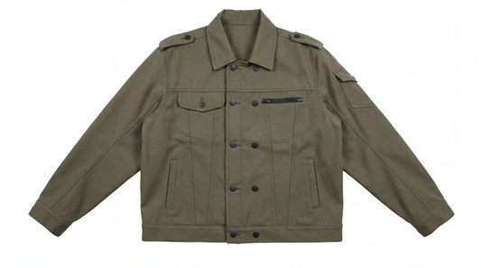 DENIM DOUBLE-BREASTED JACKET